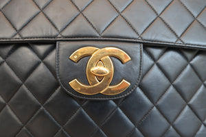 CHANEL/シャネル 中マトラッセシングルフラップチェーンショルダーバッグ ラムスキン ブラック/ゴールド金具 ショルダーバッグ 700080154