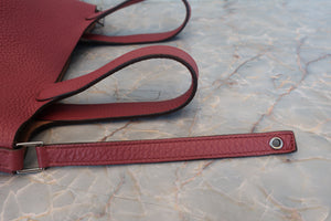 HERMES／エルメス ピコタンロックＰＭ トリヨンクレマンス ローズウッド □O刻印 ハンドバッグ 700040211