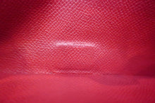 将图片加载到图库查看器，HERMES Bearn Soufflet Epsom leather Rouge garance □R刻印 Wallet 600040113
