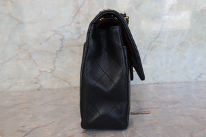 CHANEL/シャネル マトラッセＷフラップＷチェーンショルダーバッグ ラムスキン ブラック/ゴールド金具 ショルダーバッグ 700090157