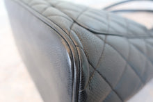 画像をギャラリービューアに読み込む, CHANEL/シャネル 復刻トート キャビアスキン ブラック/シルバー金具 トートバッグ 800010031
