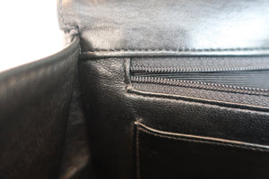 CHANEL/シャネル 中マトラッセシングルフラップチェーンショルダーバッグ ラムスキン ブラック/ゴールド金具 ショルダーバッグ 700080154