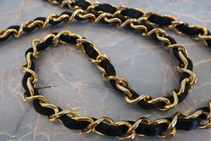 CHANEL/シャネル マトラッセＷフラップＷチェーンショルダーバッグ ラムスキン ブラック/ゴールド金具 ショルダーバッグ 700090157