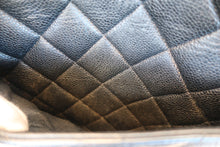 画像をギャラリービューアに読み込む, CHANEL/シャネル 復刻トート キャビアスキン ブラック/シルバー金具 トートバッグ 800010031

