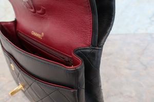 CHANEL/シャネル マトラッセＷフラップＷチェーンショルダーバッグ ラムスキン ブラック/ゴールド金具 ショルダーバッグ 700090157