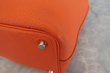 Load image into Gallery viewer, HERMES PICOTIN LOCK PM Clemence leather Feu T Engraving Hand bag 600070083
