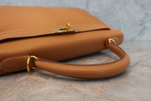 将图片加载到图库查看器，HERMES KELLY 32 Box carf leather Natural □D刻印 Shoulder bag 600090227
