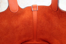 将图片加载到图库查看器，HERMES PICOTIN LOCK PM Clemence leather Feu T刻印 Hand bag 600070083
