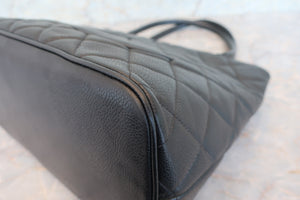 CHANEL/シャネル 復刻トート キャビアスキン ブラック/ゴールド金具 トートバッグ 700080156