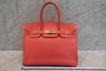 Load image into Gallery viewer, HERMES CANDY BIRKIN 35 Epsom leather Rose jaipur/Gold □P Engraving Hand bag 700120116
