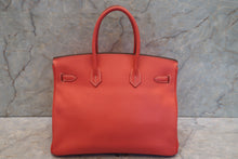 Load image into Gallery viewer, HERMES CANDY BIRKIN 35 Epsom leather Rose jaipur/Gold □P Engraving Hand bag 700120116
