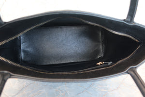 CHANEL/シャネル 復刻トート キャビアスキン ブラック/ゴールド金具 トートバッグ 700080156