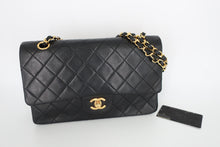 画像をギャラリービューアに読み込む, CHANEL/シャネル マトラッセＷフラップＷチェーンショルダーバッグ ラムスキン ブラック/ゴールド金具 ショルダーバッグ 800090229
