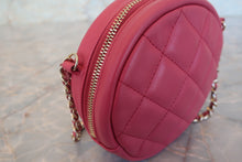 画像をギャラリービューアに読み込む, CHANEL/シャネル マトラッセラウンドチェーンショルダーバッグ ラムスキン ピンク/ゴールド金具 ショルダーバッグ 800010134
