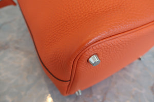 HERMES／エルメス ピコタンロックＰＭ トリヨンクレマンス フー □R刻印 ハンドバッグ 600070140