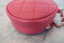 画像をギャラリービューアに読み込む, CHANEL/シャネル マトラッセラウンドチェーンショルダーバッグ ラムスキン ピンク/ゴールド金具 ショルダーバッグ 800010134
