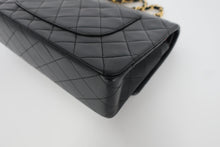 画像をギャラリービューアに読み込む, CHANEL/シャネル マトラッセＷフラップＷチェーンショルダーバッグ ラムスキン ブラック/ゴールド金具 ショルダーバッグ 800090229
