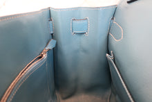 画像をギャラリービューアに読み込む, HERMES／エルメス ジプシエール34 トリヨンクレマンス ブルージーン □L刻印 ショルダーバッグ 700110009
