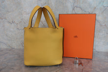 Load image into Gallery viewer, HERMES PICOTIN LOCK PM Clemence leather Sun W Engraving Hand bag 800070080
