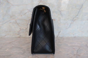 CHANEL/シャネル 2.55台形チェーンショルダーバッグ ラムスキン ブラック/ゴールド金具 ショルダーバッグ 700080155