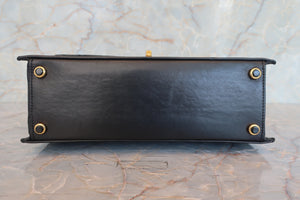 CHANEL/シャネル 2.55台形チェーンショルダーバッグ ラムスキン ブラック/ゴールド金具 ショルダーバッグ 700080155