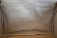 将图片加载到图库查看器，HERMES LINDY 30 Clemence leather White □K刻印 Shoulder bag 600060012
