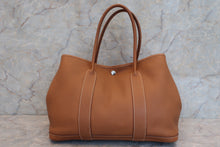 将图片加载到图库查看器，HERMES GARDEN PARTY PM Negonda leather Gold □N刻印 Tote bag 500100285
