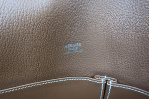 HERMES／エルメス ジプシエール34 トリヨンクレマンス ゴールド □O刻印 ショルダーバッグ 700070101