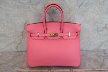 Load image into Gallery viewer, HERMES BIRKIN 25 Swift leather Rose azalee A Engraving Hand bag 600080200
