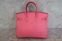 Load image into Gallery viewer, HERMES BIRKIN 25 Swift leather Rose azalee A Engraving Hand bag 600080200
