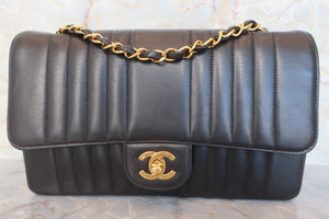 CHANEL/シャネル マドモアゼルチェーンショルダーバッグ ラムスキン ブラック/ゴールド金具 ショルダーバッグ 600100220