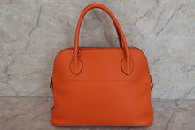 将图片加载到图库查看器，HERMES／BOLIDE 31 Clemence leather Orange □I刻印 Shoulder bag 600070142
