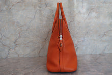 将图片加载到图库查看器，HERMES／BOLIDE 31 Clemence leather Orange □I刻印 Shoulder bag 600070142
