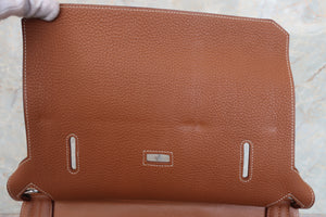 HERMES／エルメス ジプシエール34 トリヨンクレマンス ゴールド □O刻印 ショルダーバッグ 700070101