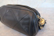 画像をギャラリービューアに読み込む, CHANEL/シャネル ココマークフリンジチェーンショルダーバッグ ラムスキン ブラック/ゴールド金具 ショルダーバッグ 800010064
