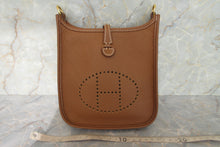 Load image into Gallery viewer, HERMES  EVELYNE TPM Clemence leather Gold B Engraving Shoulder bag600120190
