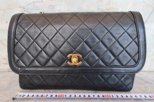 CHANEL/シャネル マトラッセチェーンショルダーバッグ ラムスキン ブラック/ゴールド金具 ショルダーバッグ 700090223