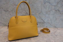将图片加载到图库查看器，HERMES／BOLIDE 27 Epsom leather Jaune ambre C刻印 Shoulder bag 800090026
