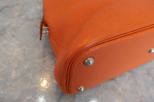 将图片加载到图库查看器，HERMES／BOLIDE 31 Clemence leather Orange □I刻印 Shoulder bag 600070142
