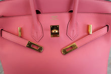 Load image into Gallery viewer, HERMES BIRKIN 25 Swift leather Rose azalee A Engraving Hand bag 600080200
