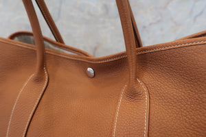 HERMES GARDEN PARTY PM Negonda leather Gold □N刻印 Tote bag 500100285