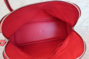 HERMES／BOLIDE 31 Clemence leather Bougainvillier □M Engraving Shoulder bag 600060022