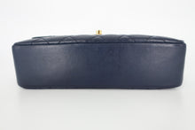 将图片加载到图库查看器，CHANEL/香奈儿 迷你CF 链条包 羊皮 Navy/Gold hardware(藏蓝色/金色金属) 肩背包 800100041
