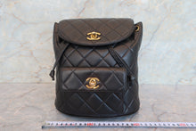 画像をギャラリービューアに読み込む, CHANEL/シャネル マトラッセチェーンリュック ラムスキン ブラック/ゴールド金具 リュック 700080162
