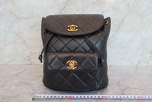画像をギャラリービューアに読み込む, CHANEL/シャネル マトラッセチェーンリュック ラムスキン ブラック/ゴールド金具 リュック 700080162
