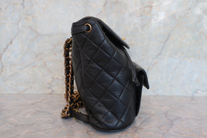 CHANEL/シャネル マトラッセチェーンリュック ラムスキン ブラック/ゴールド金具 リュック 700080162