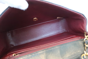 CHANEL Diana matelasse chain shoulder bag Lambskin Black/Gold hadware Shoulder bag 600050009