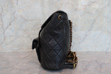 画像をギャラリービューアに読み込む, CHANEL/シャネル マトラッセチェーンリュック ラムスキン ブラック/ゴールド金具 リュック 700080162
