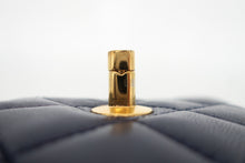 将图片加载到图库查看器，CHANEL/香奈儿 迷你CF 链条包 羊皮 Navy/Gold hardware(藏蓝色/金色金属) 肩背包 800100041
