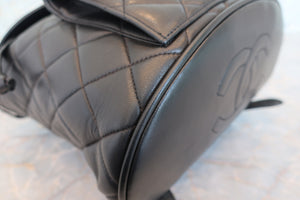 CHANEL/シャネル マトラッセチェーンリュック ラムスキン ブラック/ゴールド金具 リュック 700080162